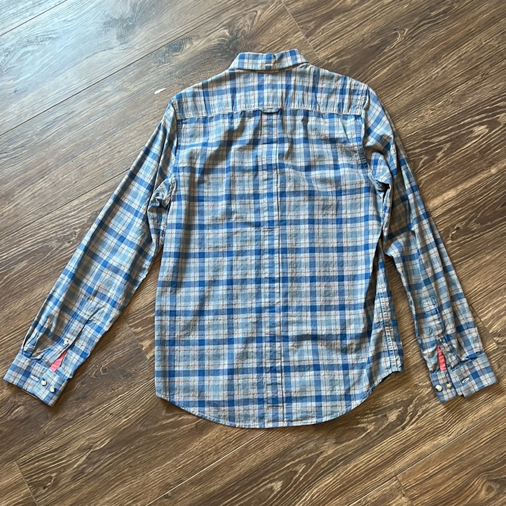 Ben Sherman Blue Check Button Up. - image 2